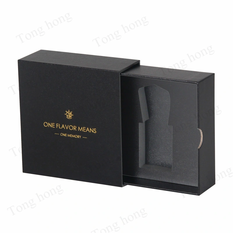 Cardboard Packaging Box for Perfume Bottle Slider Box Drawer Package Design