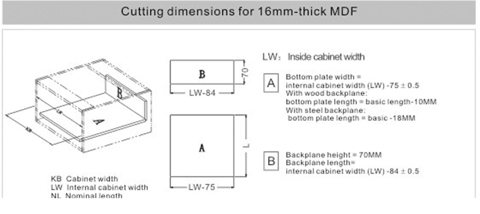 Furniture Hardware Ultra Slim Metal Drawer Box Soft Close Tandem Box