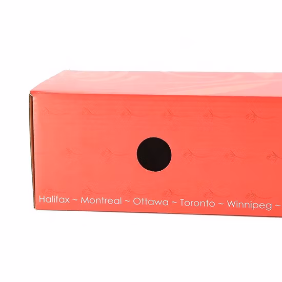 ピンクの紙の丸い段ボールの花の卸売ギフト ボックス